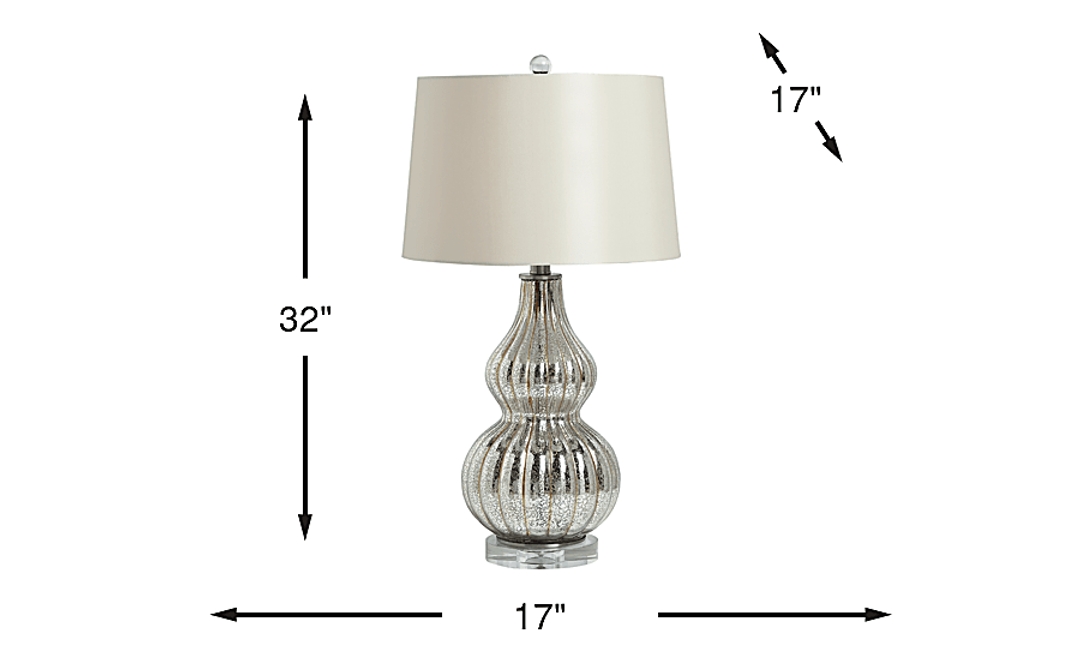 Asterion Silver Lamp