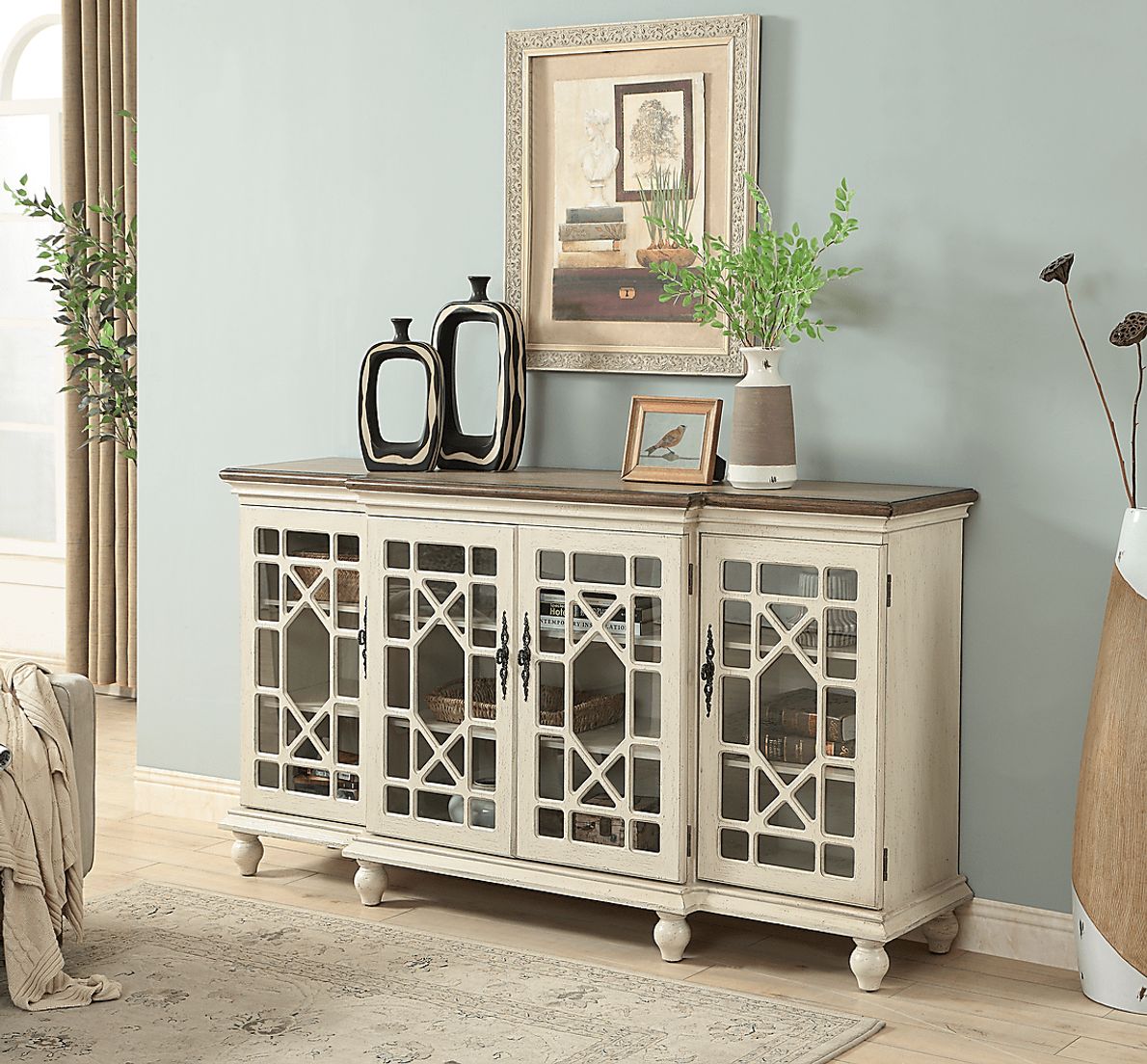 Asterwind Beige Credenza - Rooms To Go