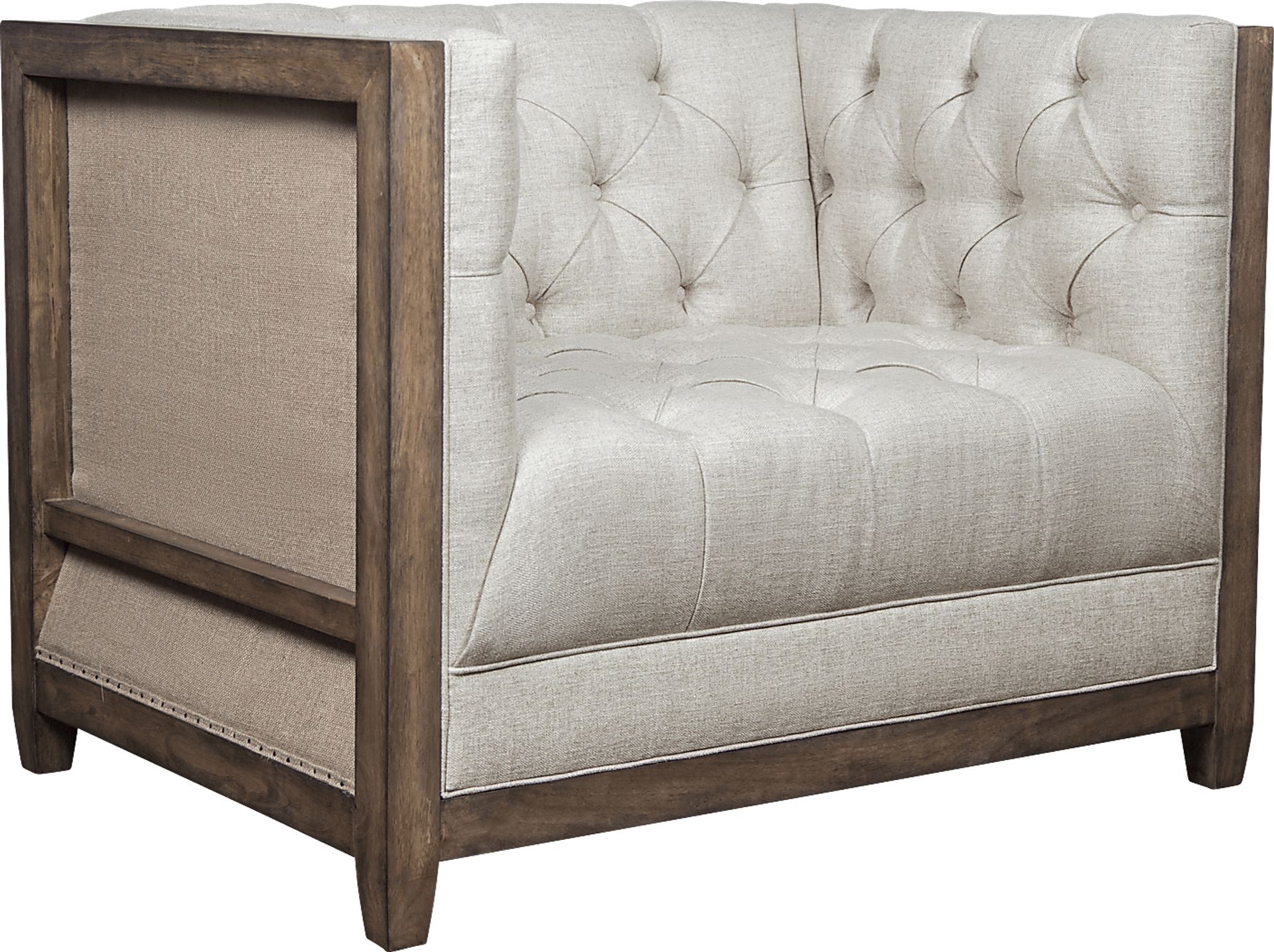 Astincourt Beige Accent Chair - Image 1