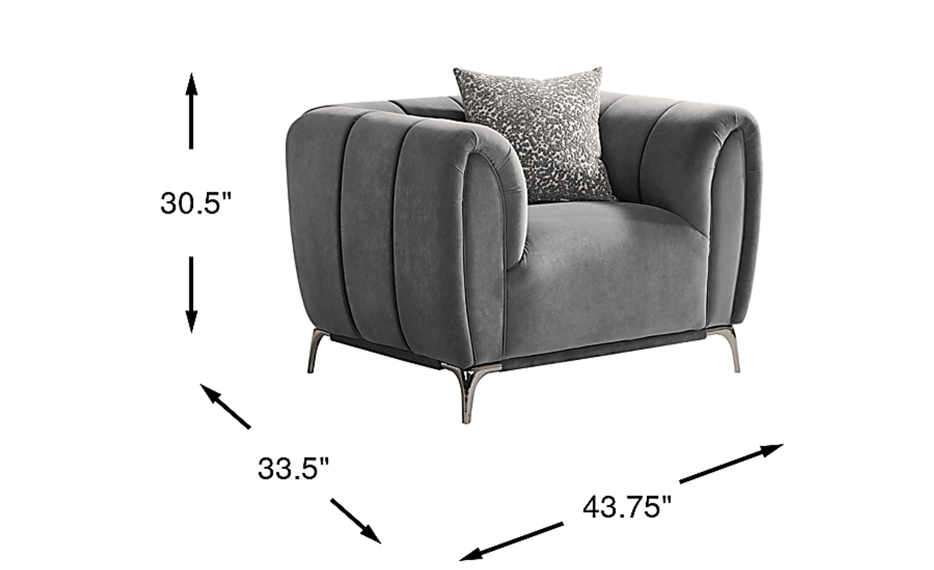 Dimension Image. Please refer to the Dimension Tab on this page for dimension details.