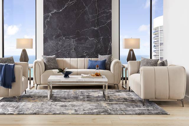 Astor Pebble 8 Pc Living Room - Thumbnail - Image 1