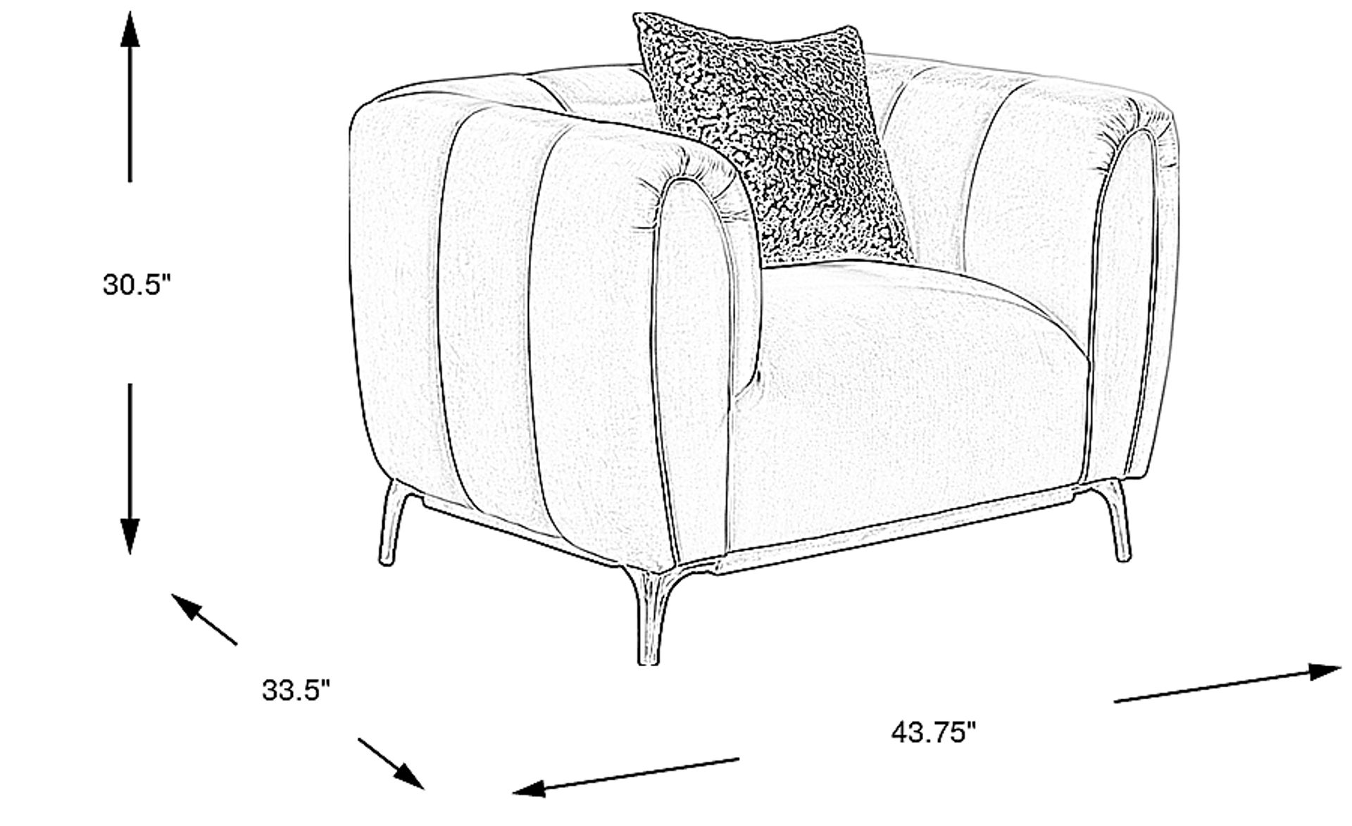 Dimension Image. Please refer to the Dimension Tab on this page for dimension details.