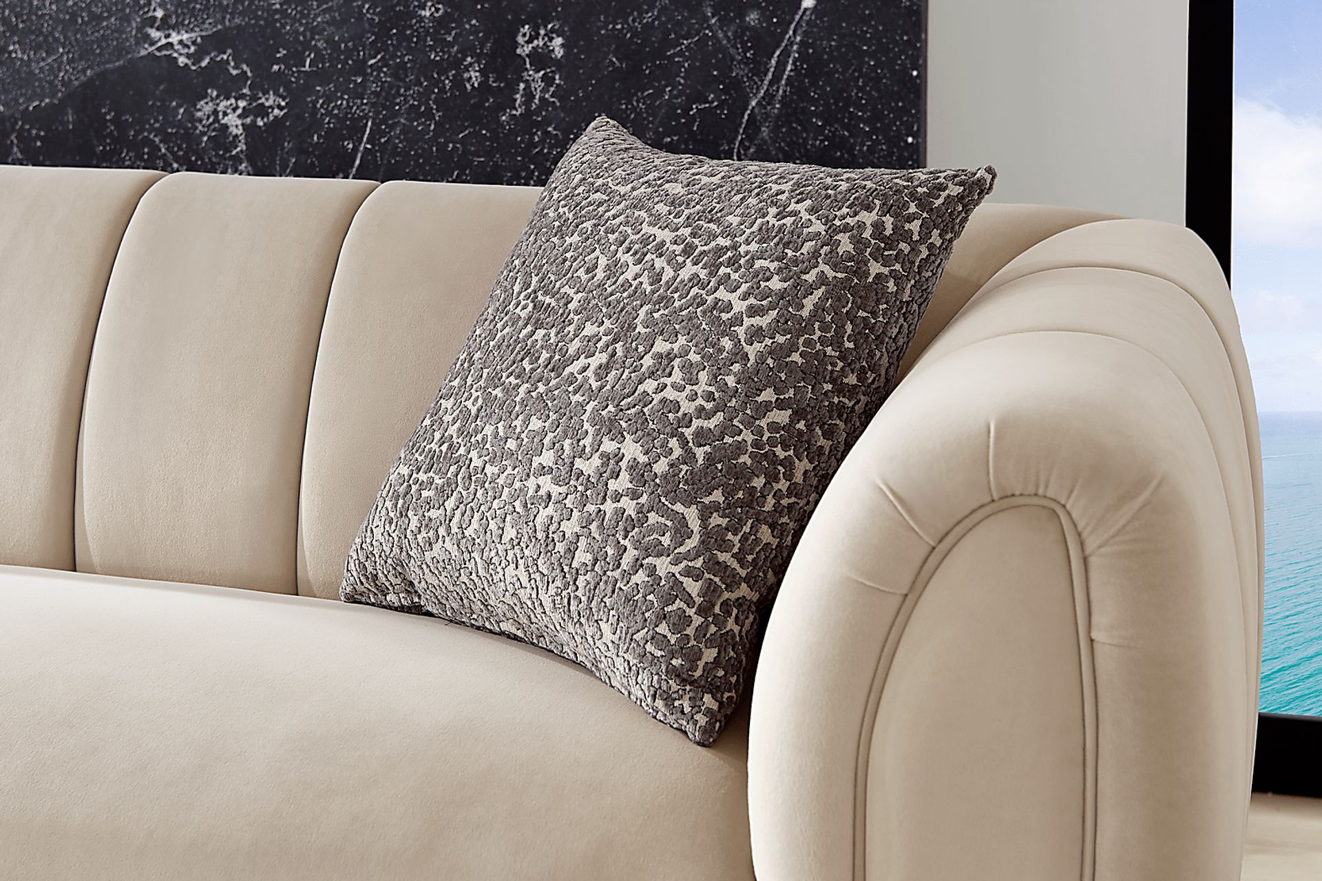 Astor Pebble Loveseat - Image 3