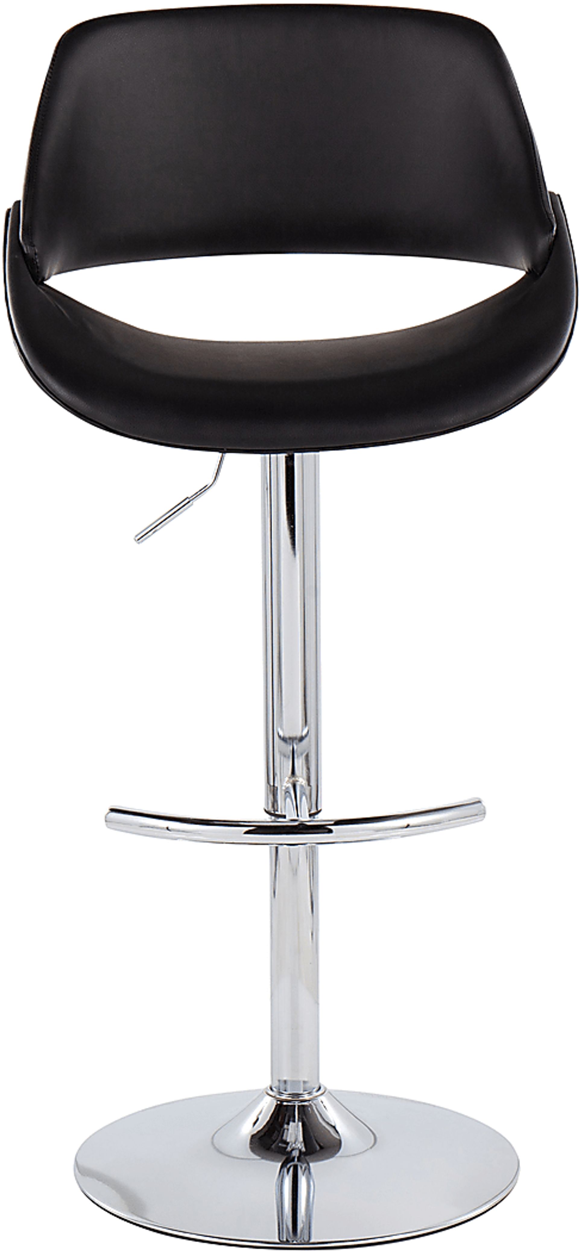 Astorel Black Barstool, Set of 2 - Image 4