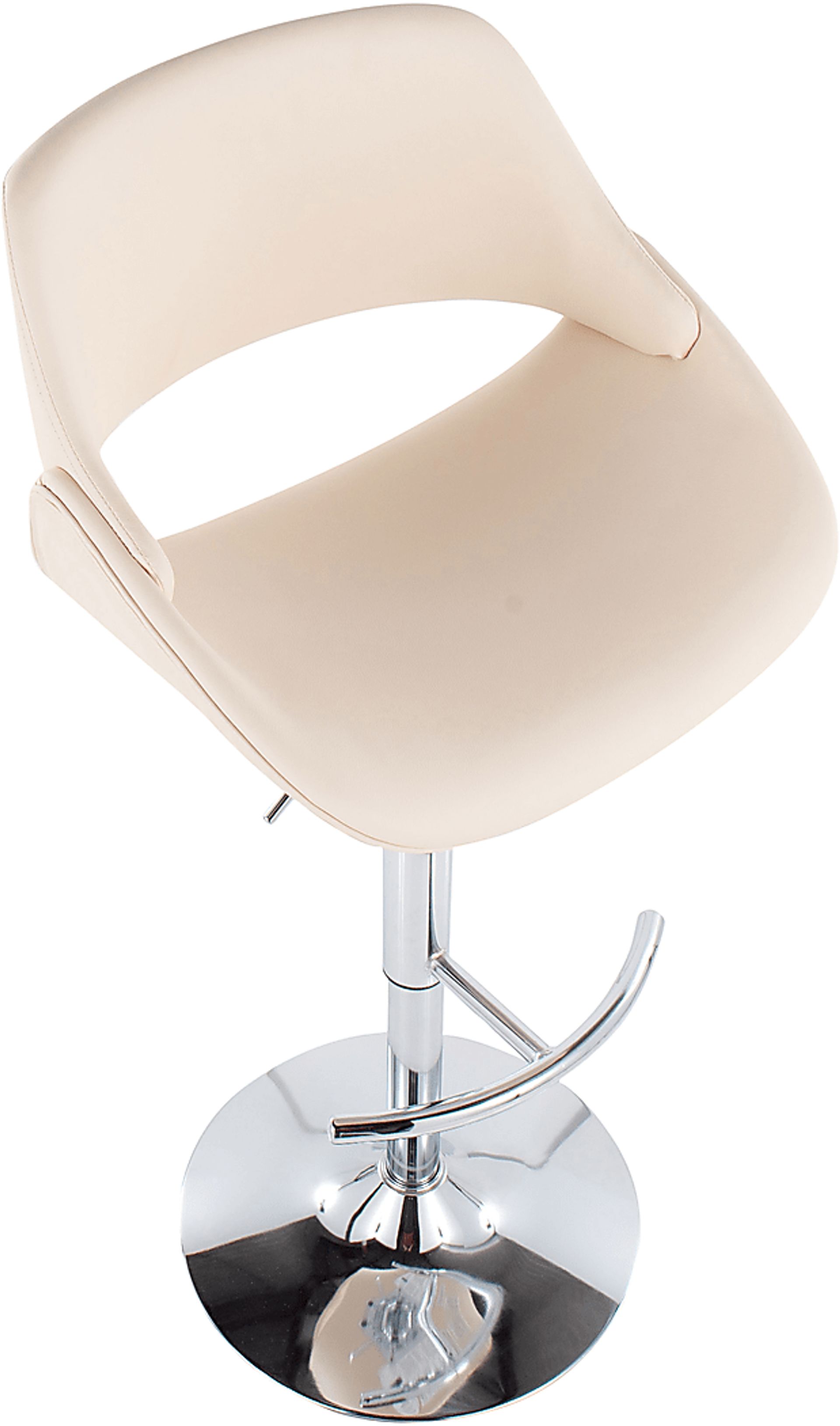 Astorel Cream Barstool, Set of 2 - Image 7