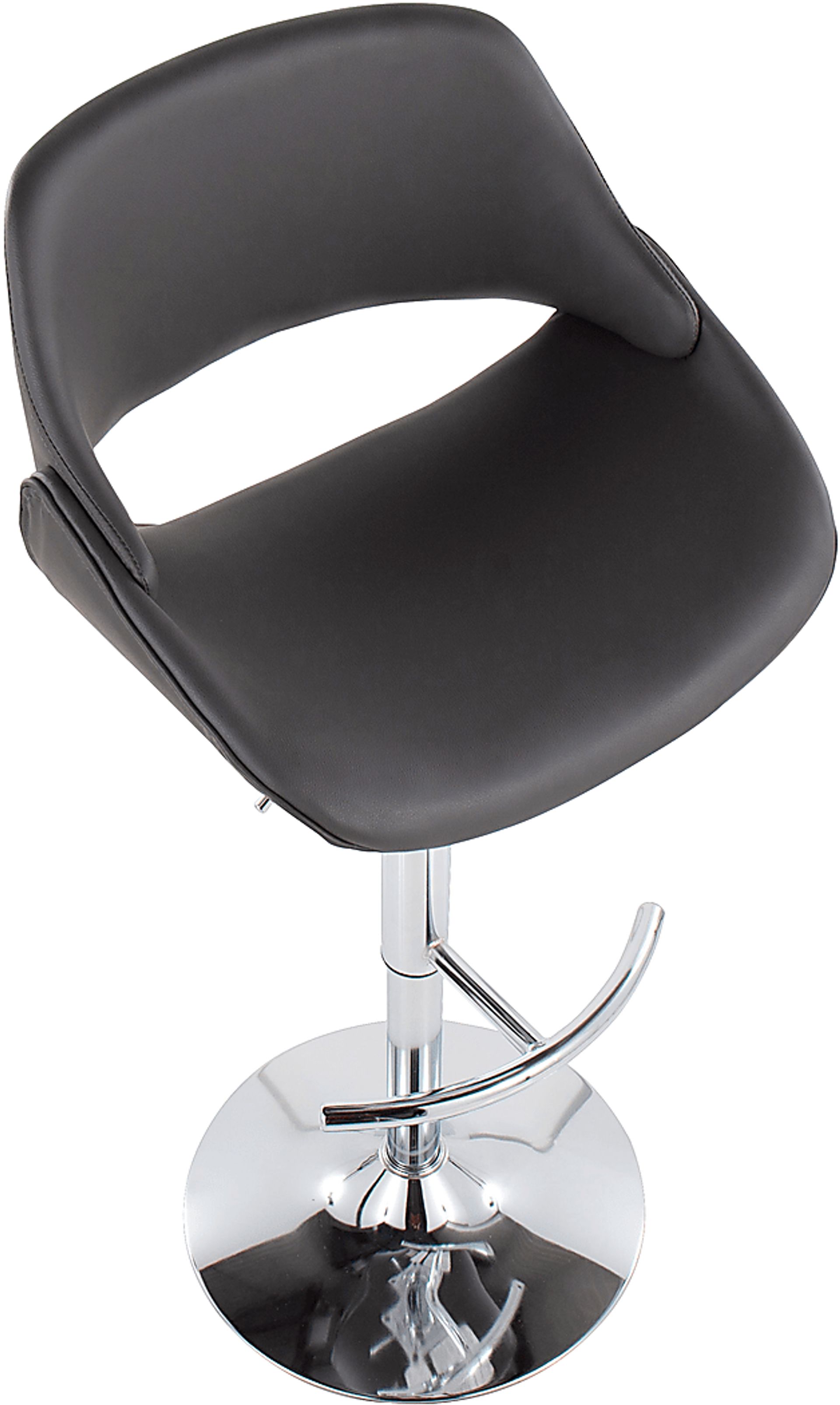 Astorel Gray Barstool, Set of 2 - Image 4