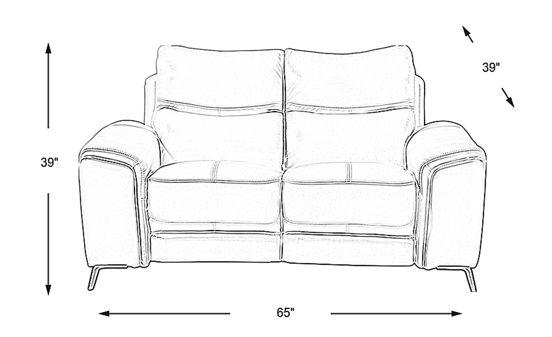 Dimension Image. Please refer to the Dimension Tab on this page for dimension details.