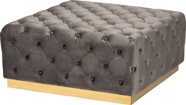 Astro Way Gray Cocktail Ottoman - Thumbnail - Image 1