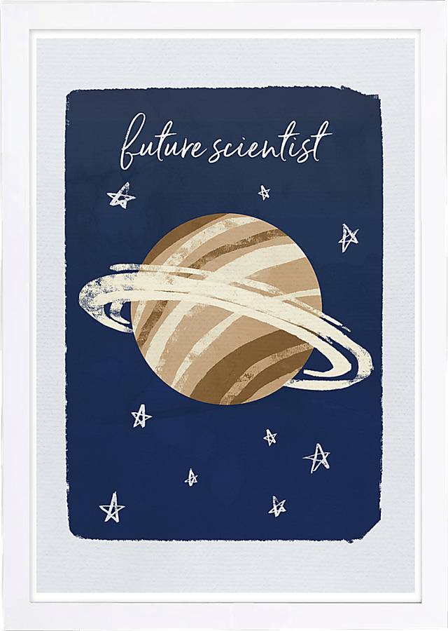 Astronomical Dreams Blue Artwork - Thumbnail - Image 1