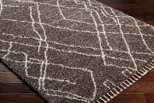 Asval Black 5'3 x 7' Area Rug - Thumbnail - Image 5