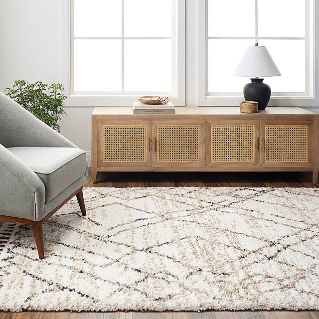 Asval White 5'3 x 7' Area Rug - Thumbnail - Image 2