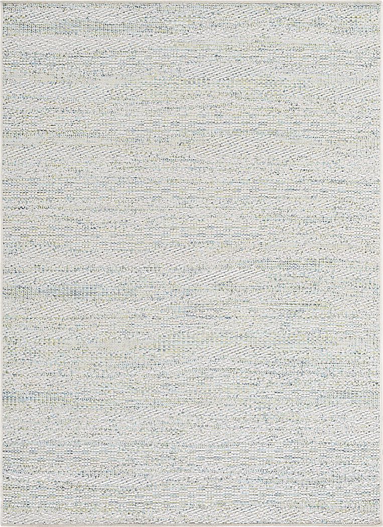 Aswan Aqua 7'6 x 10' Indoor/Outdoor Rug