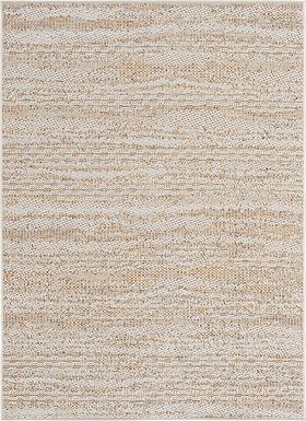 Aswan Butterscotch 6'3 x 9' Indoor/Outdoor Rug