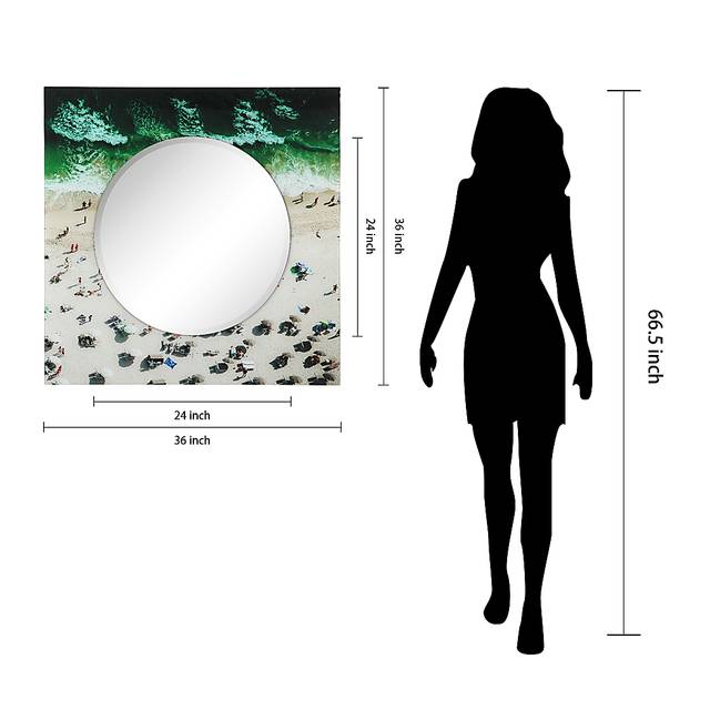 At The Shore Green Mirror - Thumbnail - Image 8