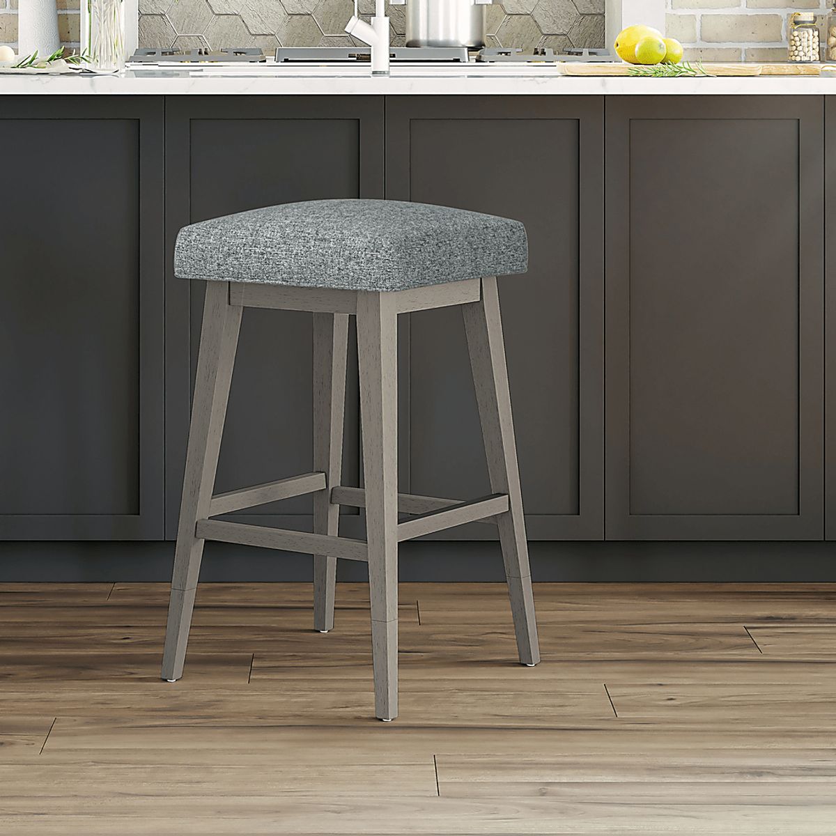 Atalifo Gray Counter Height Stool | Rooms to Go