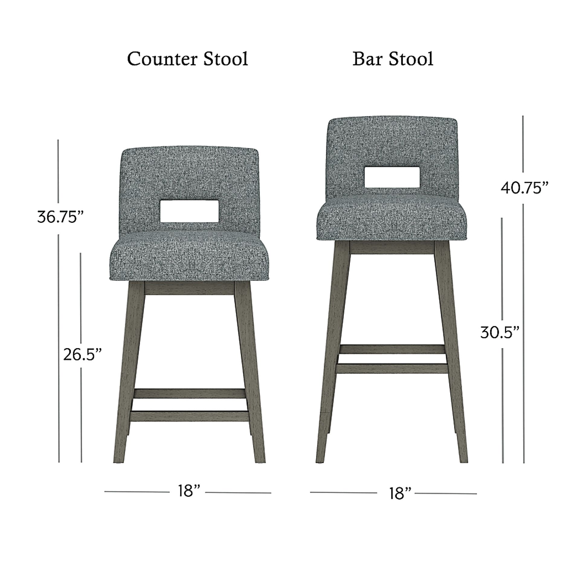 Jaek Gray Counter Height Adjustable Stool - Image 10