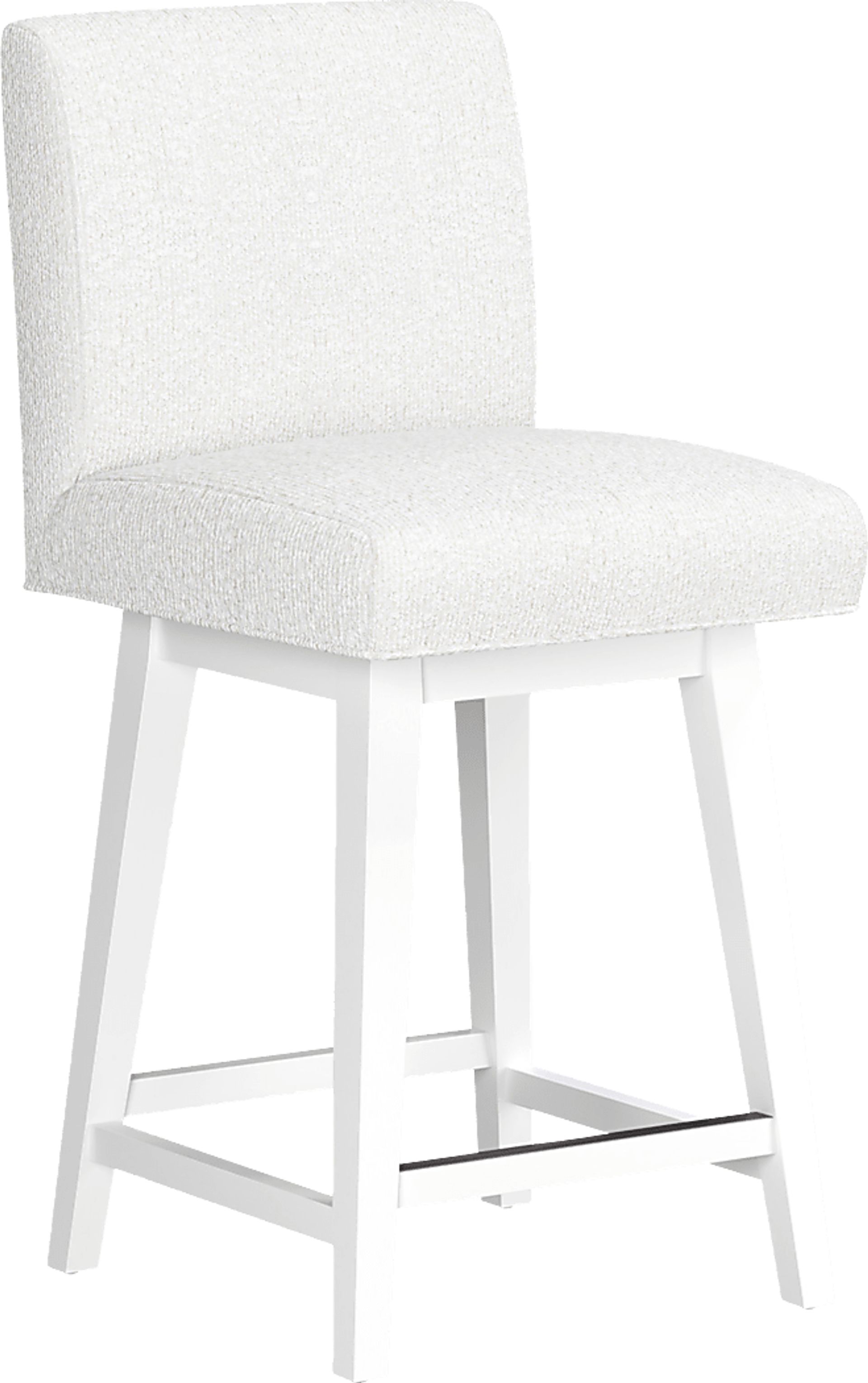 Nerton White Counter Height Adjustable Stool - Image 5