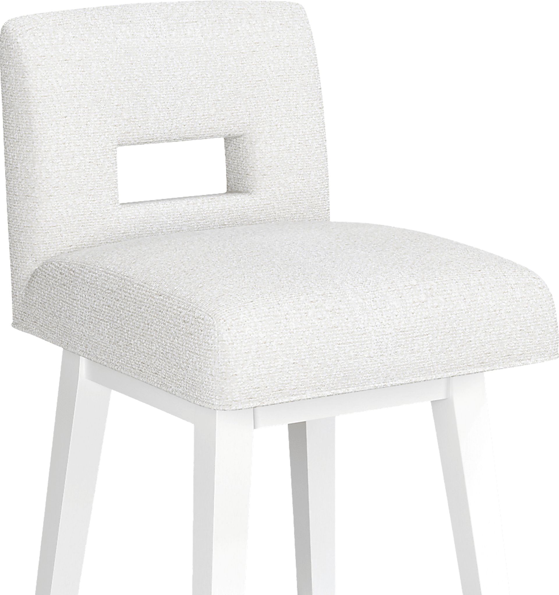 Jaek White Counter Height Adjustable Stool - Image 4