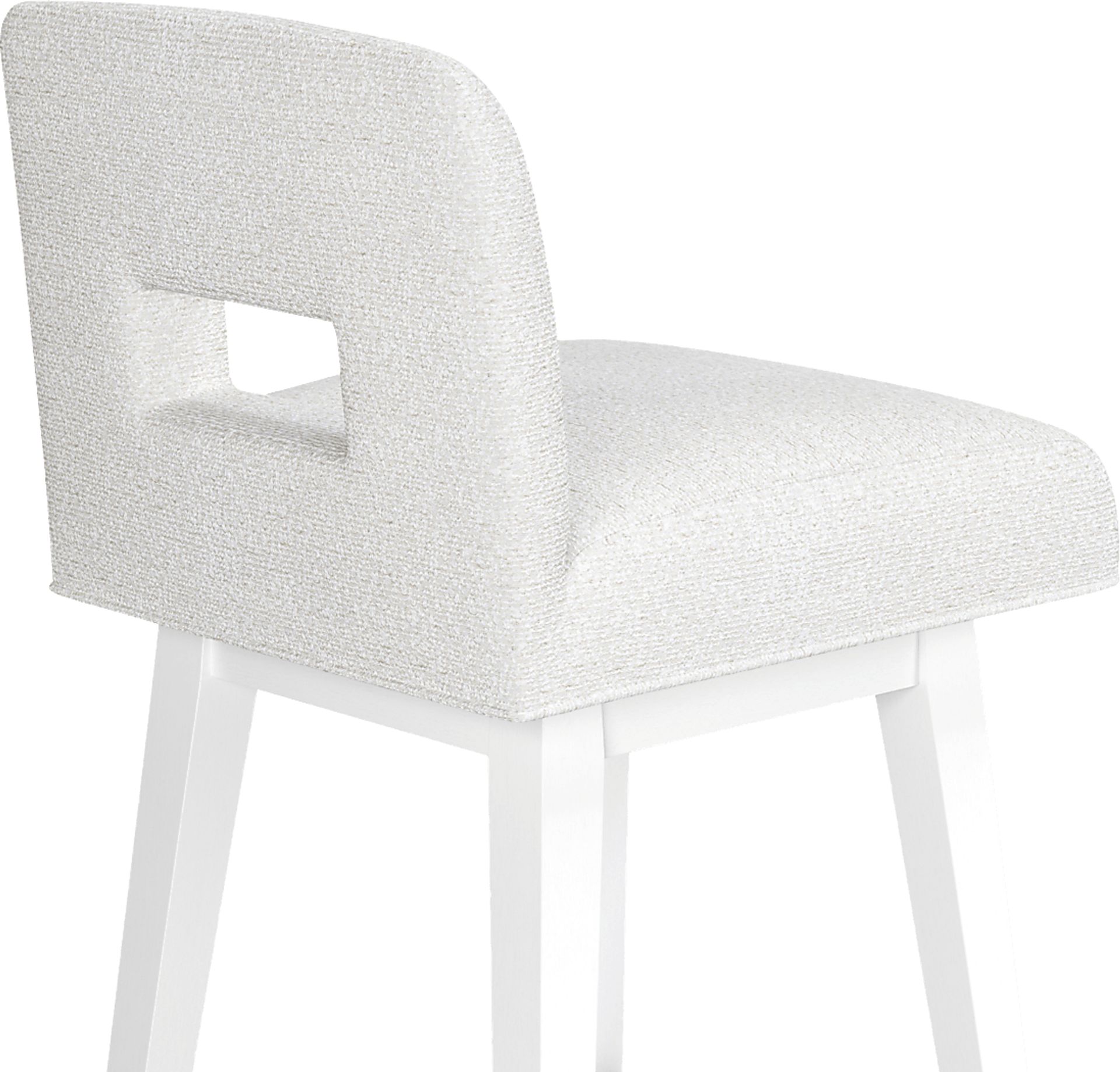 Jaek White Counter Height Adjustable Stool - Image 5