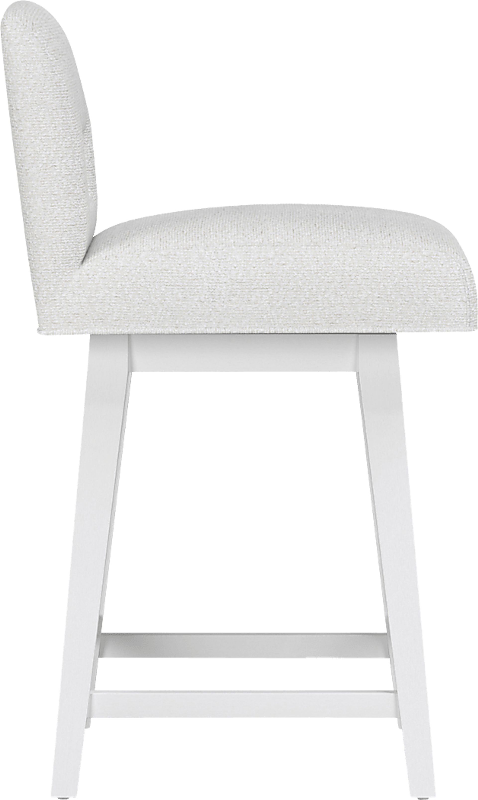 Jaek White Counter Height Adjustable Stool - Image 7