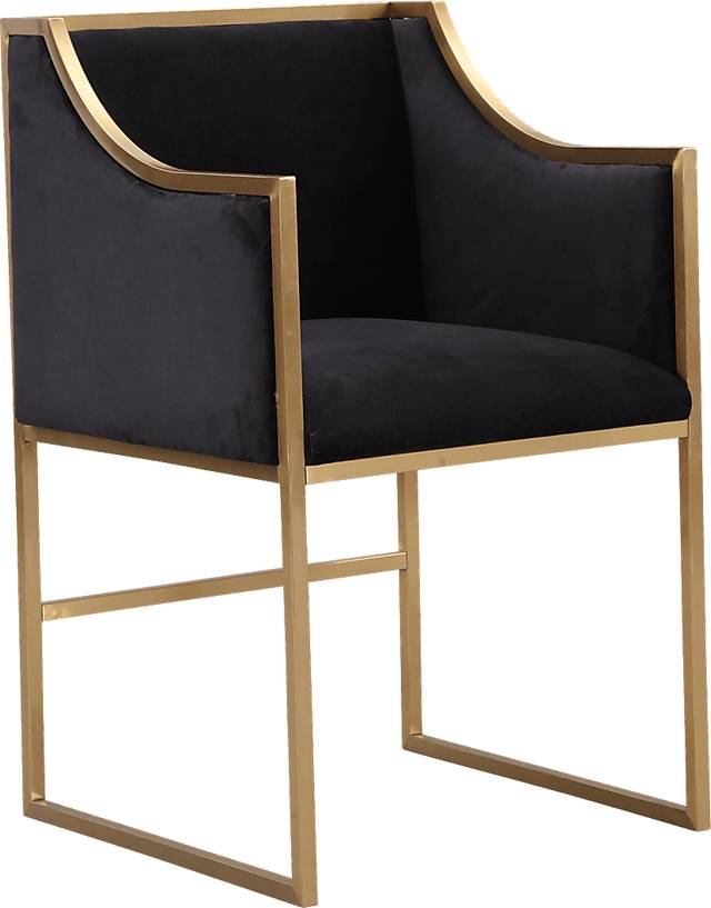 Atara Black Accent Chair - Thumbnail - Image 1