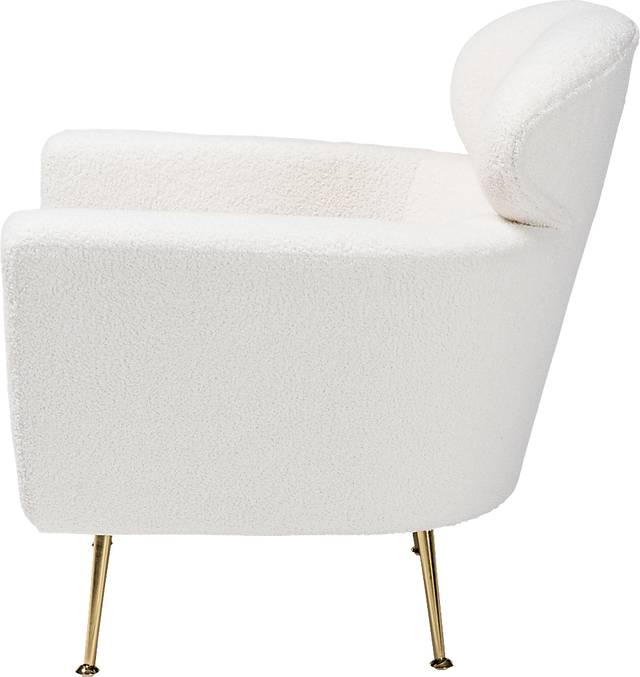 Atcheson Ivory Accent Chair - Thumbnail - Image 4