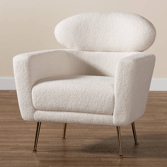 Atcheson Ivory Accent Chair - Thumbnail - Image 8