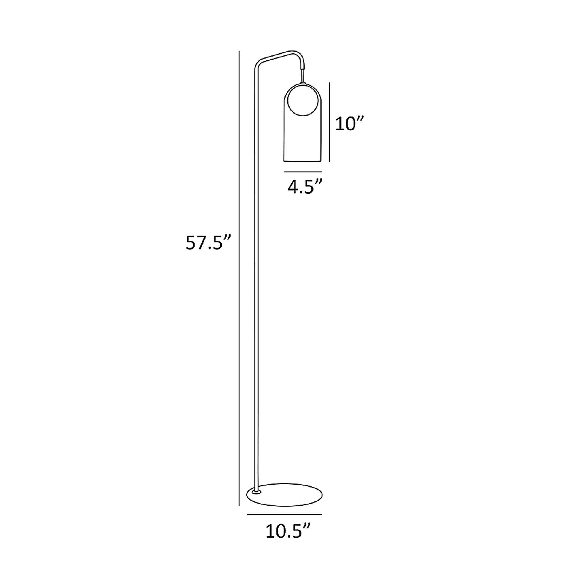 Atchinson Point Silver Floor Lamp - Image 4
