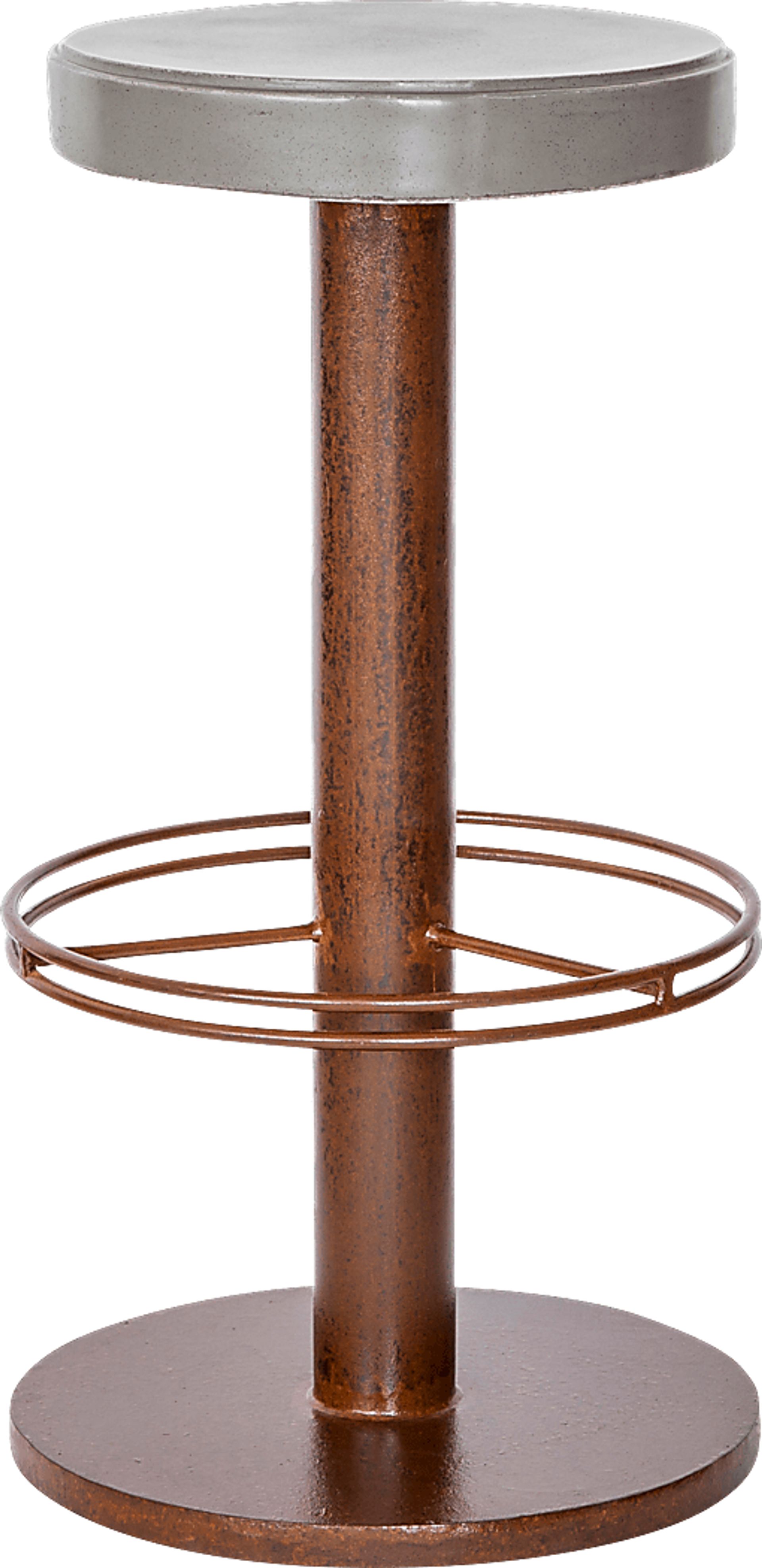 Atchison Dark Gray Outdoor Barstool - Image 1