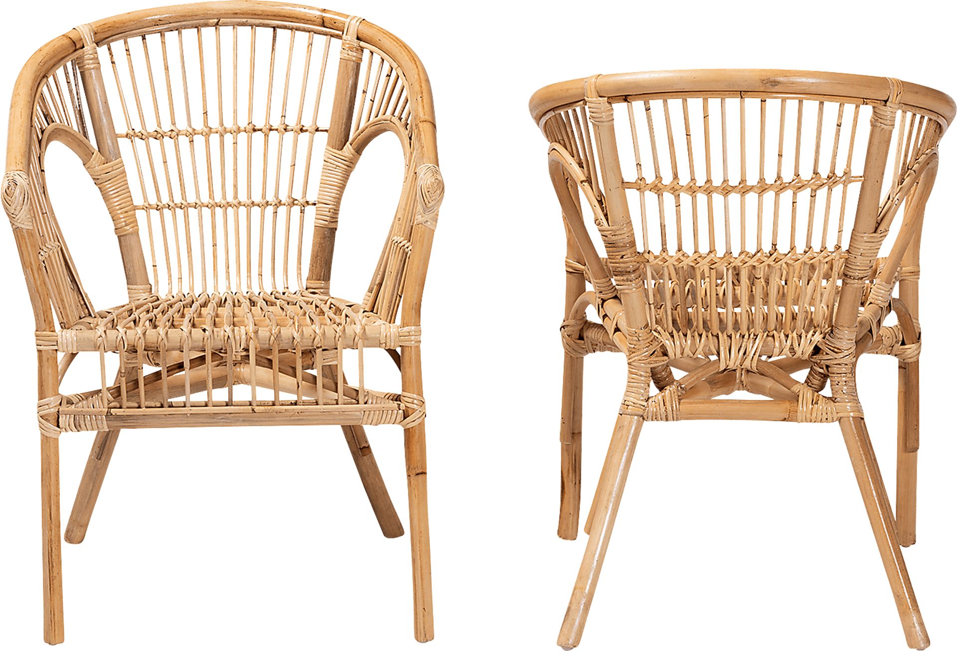 Atella Ann III Brown Arm Chair, Set of 2 - Image 3