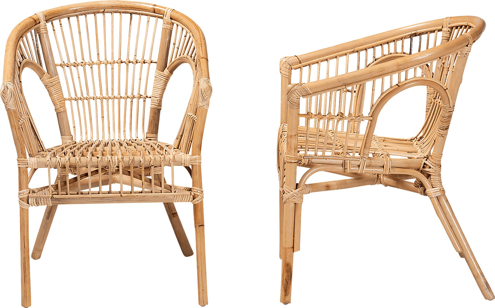 Atella Ann III Brown Arm Chair, Set of 2 - Image 4