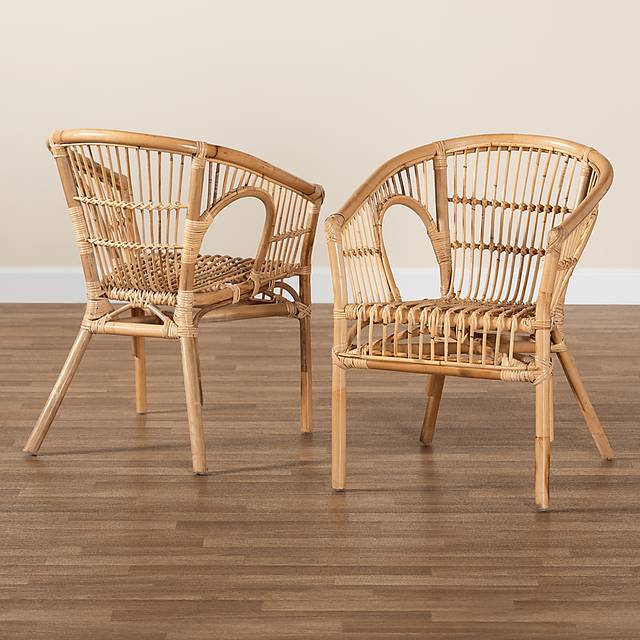 Atella Ann III Brown Arm Chair, Set of 2 - Thumbnail - Image 7