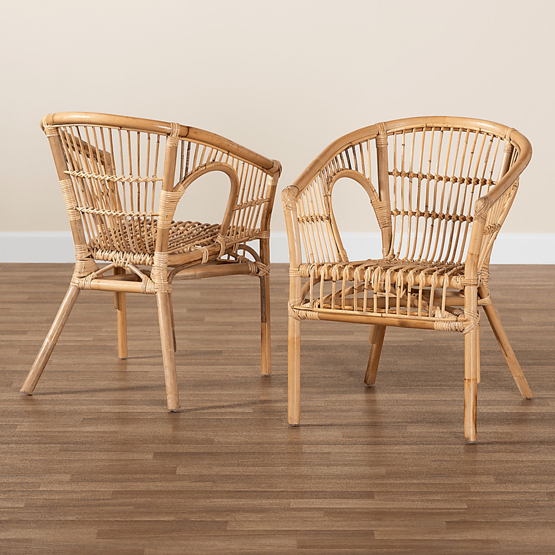 Atella Ann III Brown Arm Chair, Set of 2 - Image 7