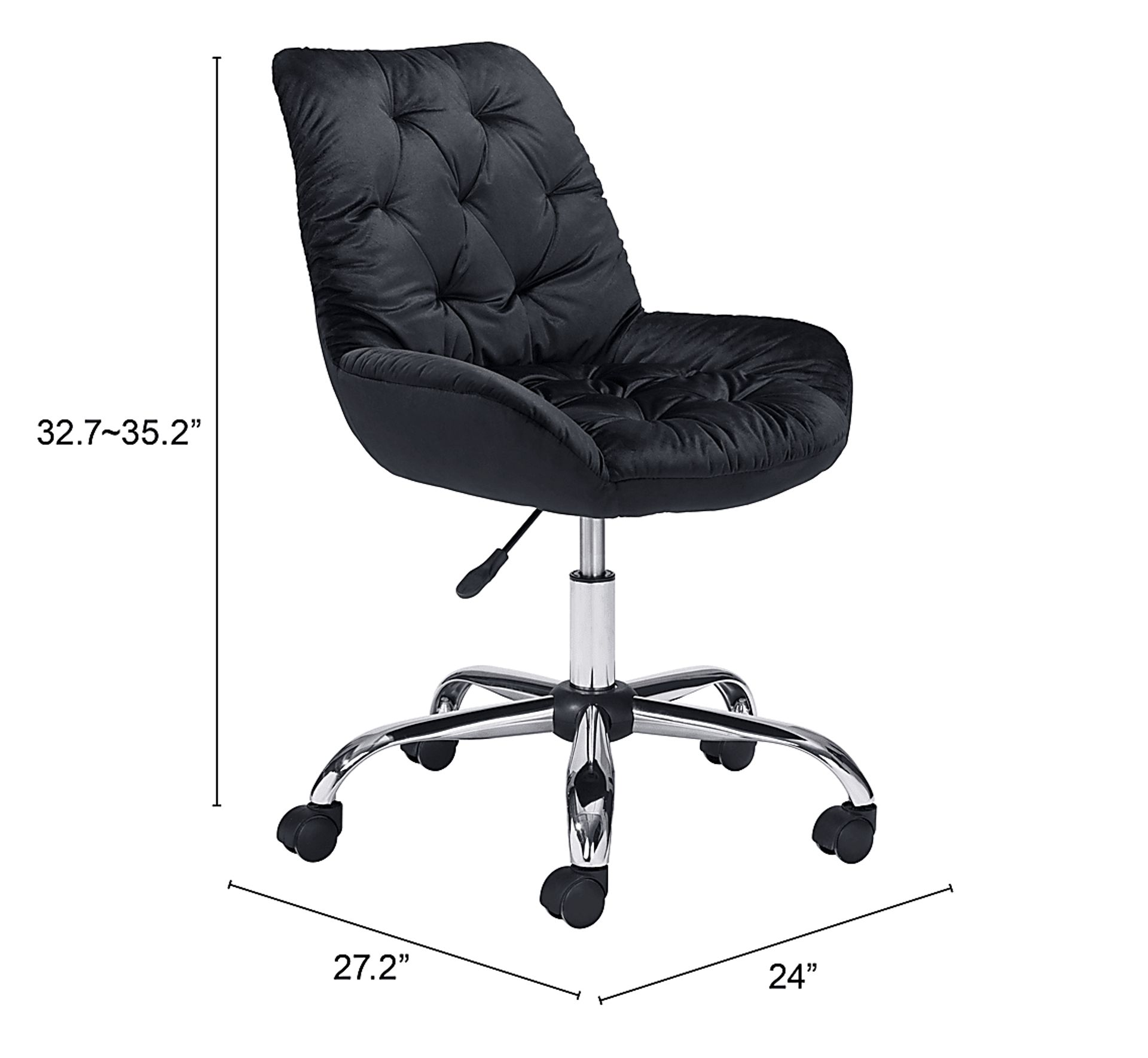 Atelle Black Office Chair - Image 7