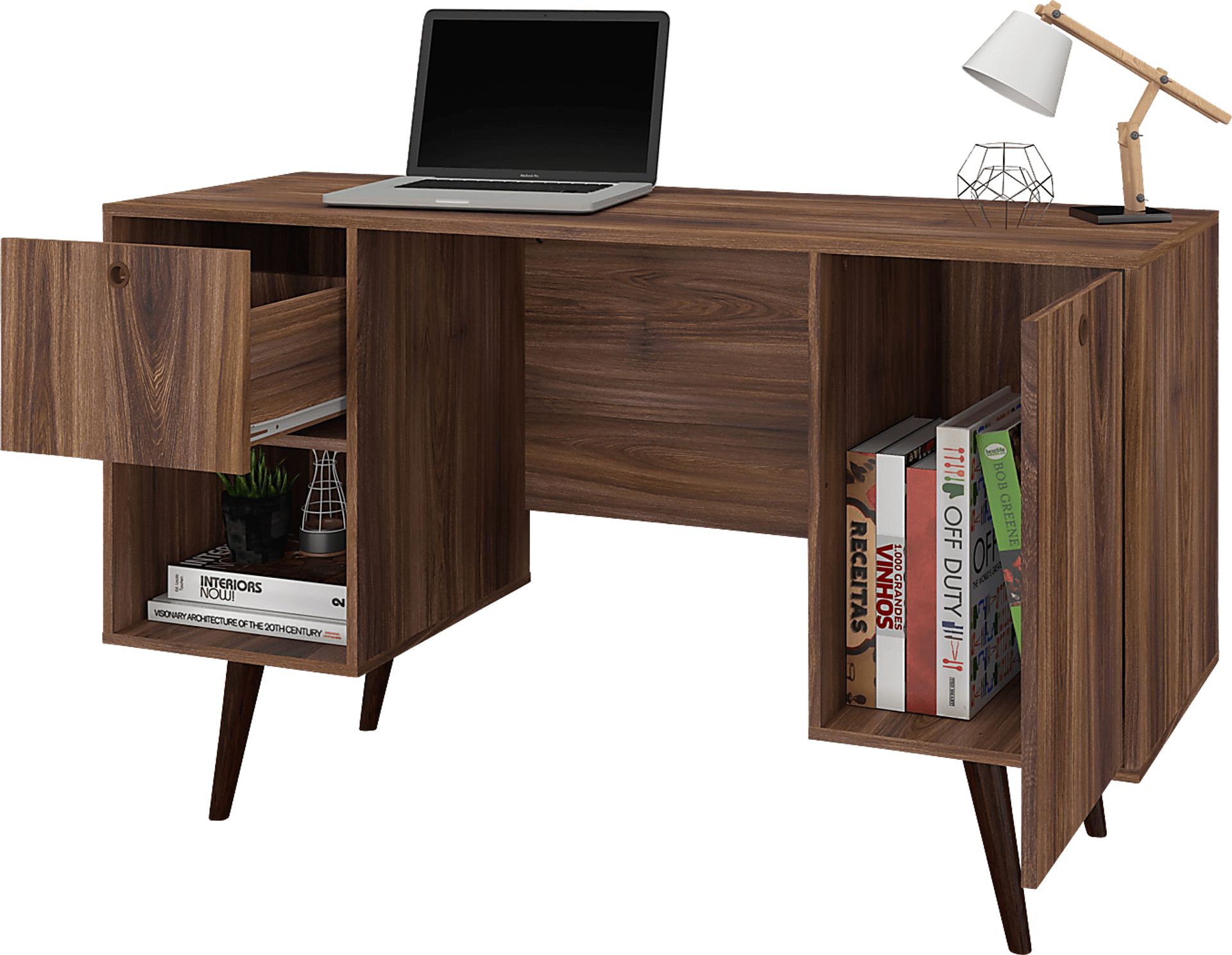 Athalee Dark Brown Desk - Image 3