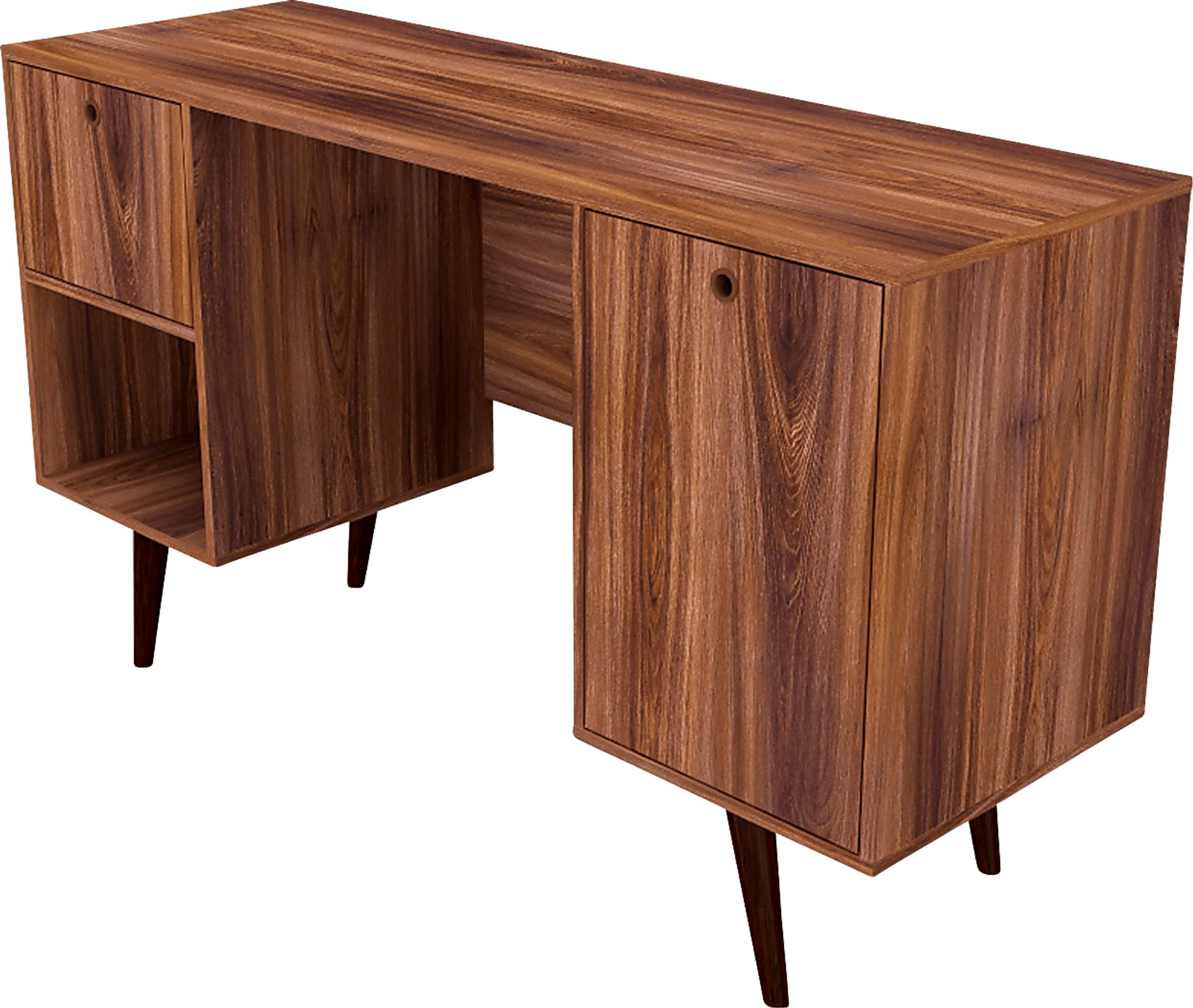 Athalee Dark Brown Desk - Image 5