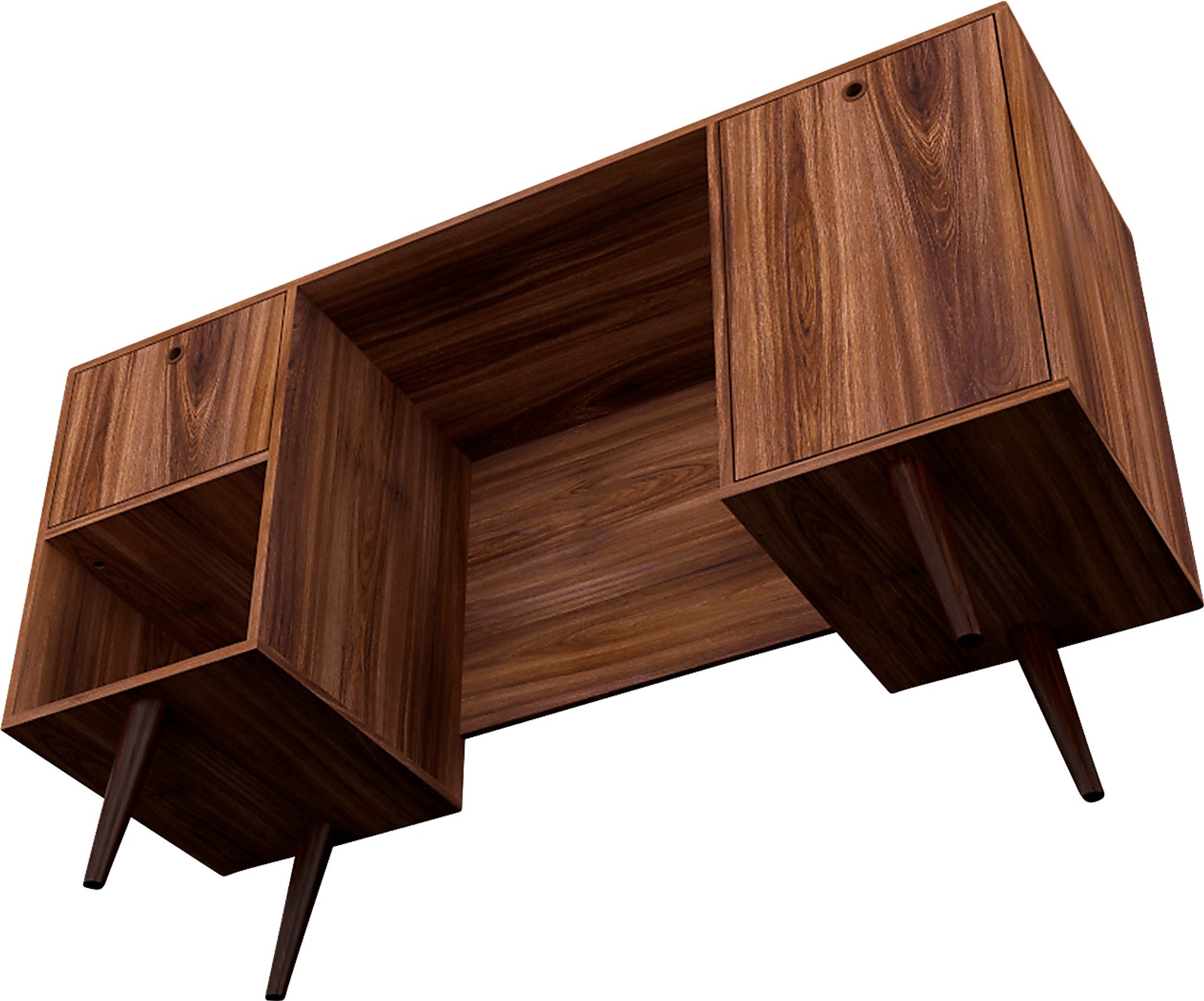 Athalee Dark Brown Desk - Image 6