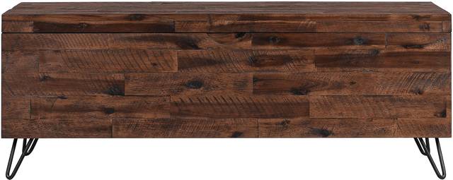 Athalien Brown Storage Bench - Thumbnail - Image 2