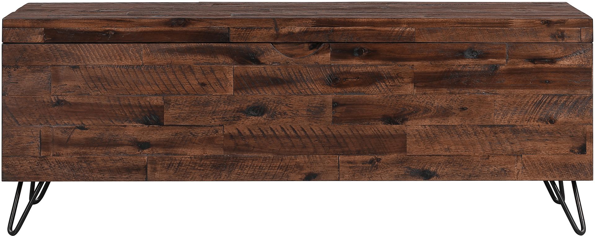 Athalien Brown Storage Bench - Image 2