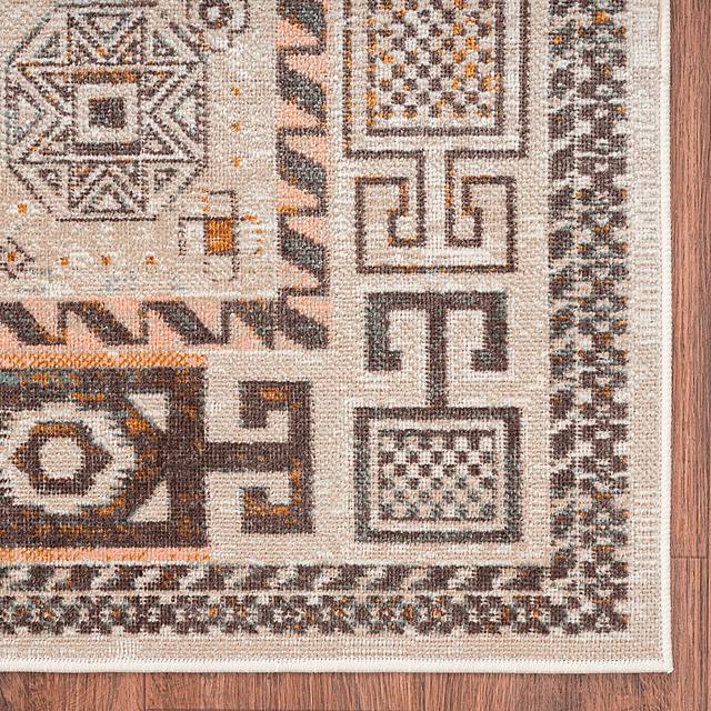 Athaton Cream/Multi 5'3 x 7'10 Indoor/Outdoor Rug - Thumbnail - Image 4