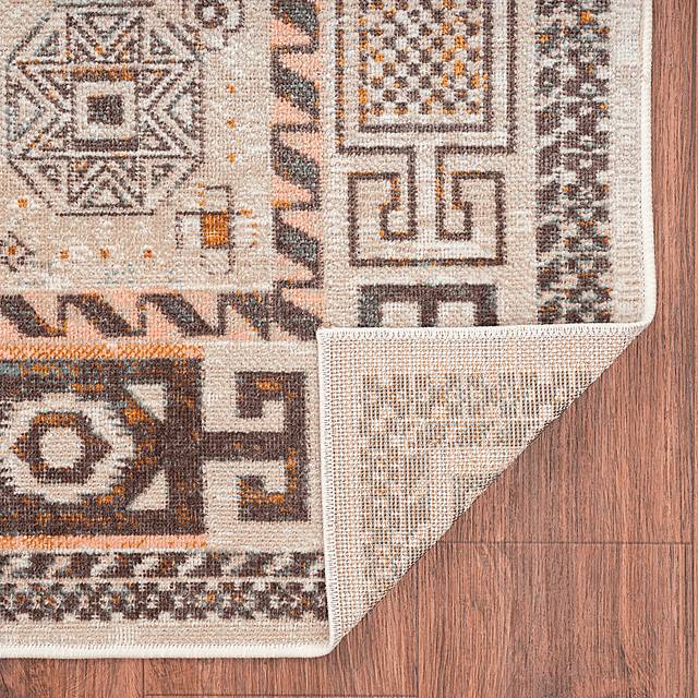 Athaton Cream/Multi 5'3 x 7'10 Indoor/Outdoor Rug - Thumbnail - Image 7