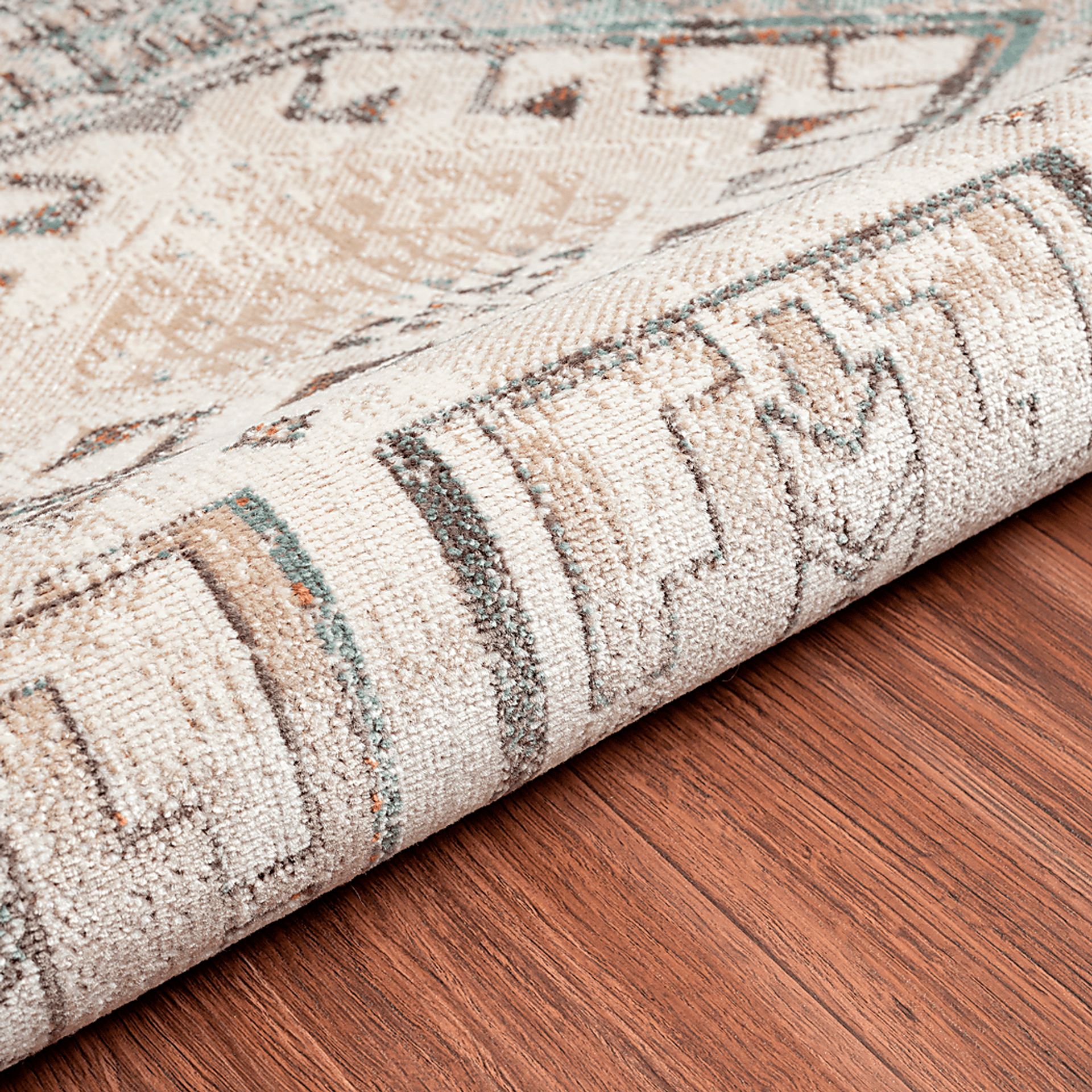 Athaton Cream/Multi 7'9 x 9'9 Indoor/Outdoor Rug - Image 6