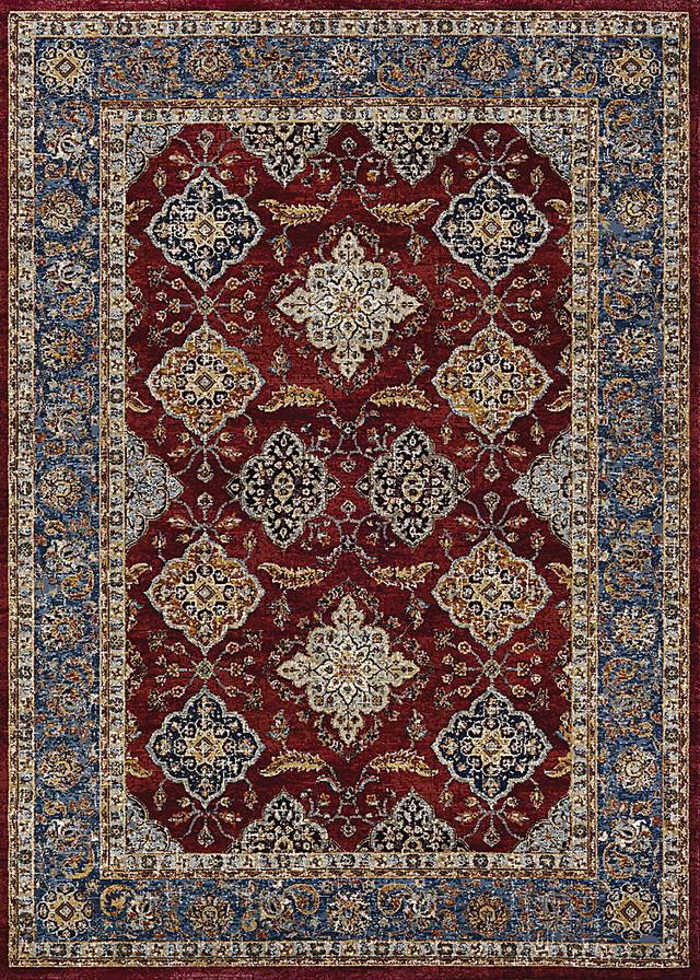Athboy Red 7'10 x 11'2 Rug - Thumbnail - Image 1