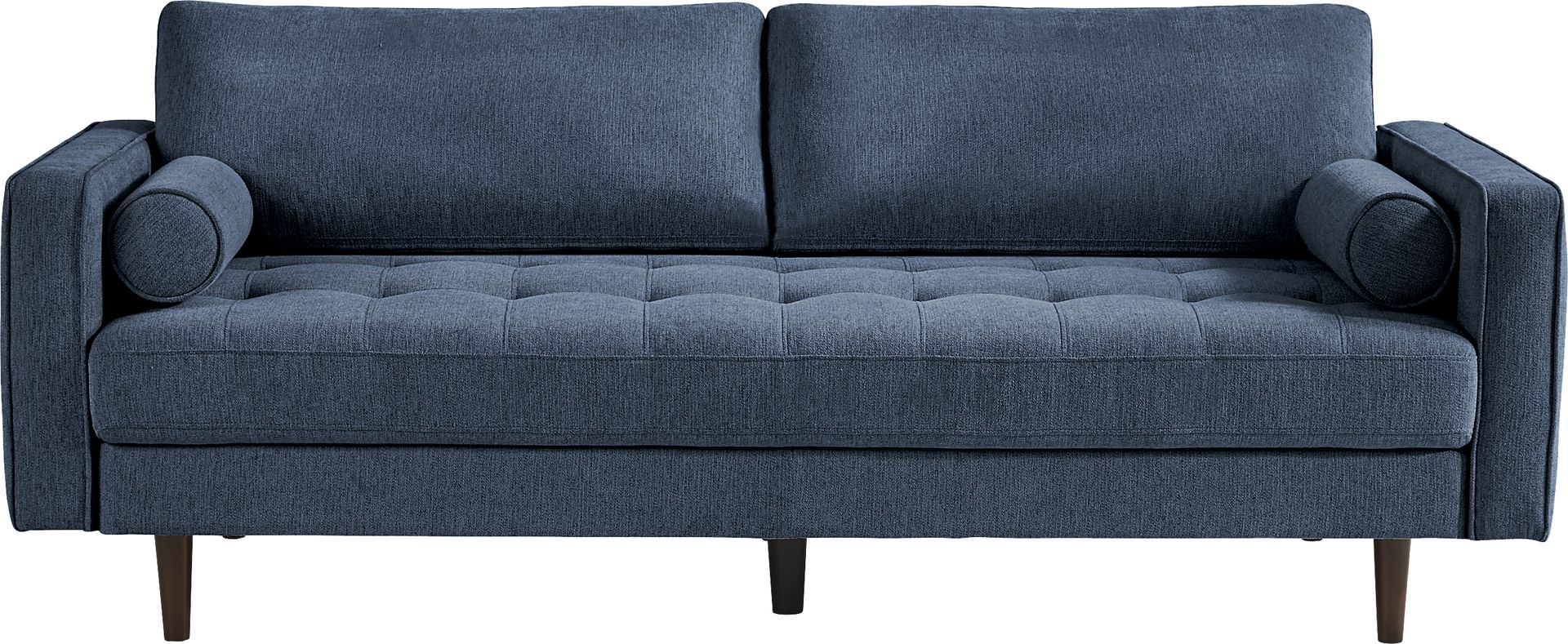 Athens Navy Convertible Sleeper Sofa - Image 3