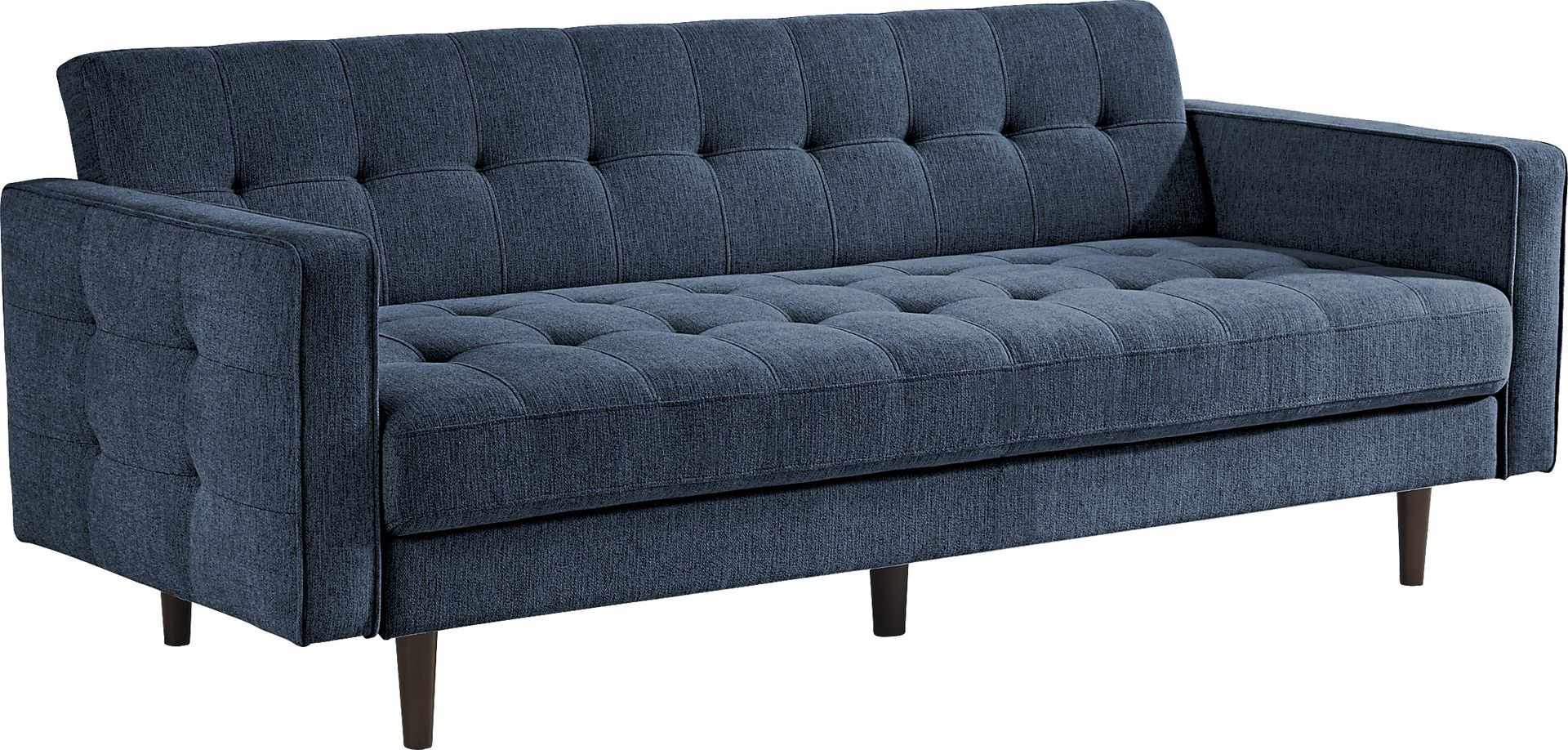Athens Navy Convertible Sleeper Sofa - Image 6
