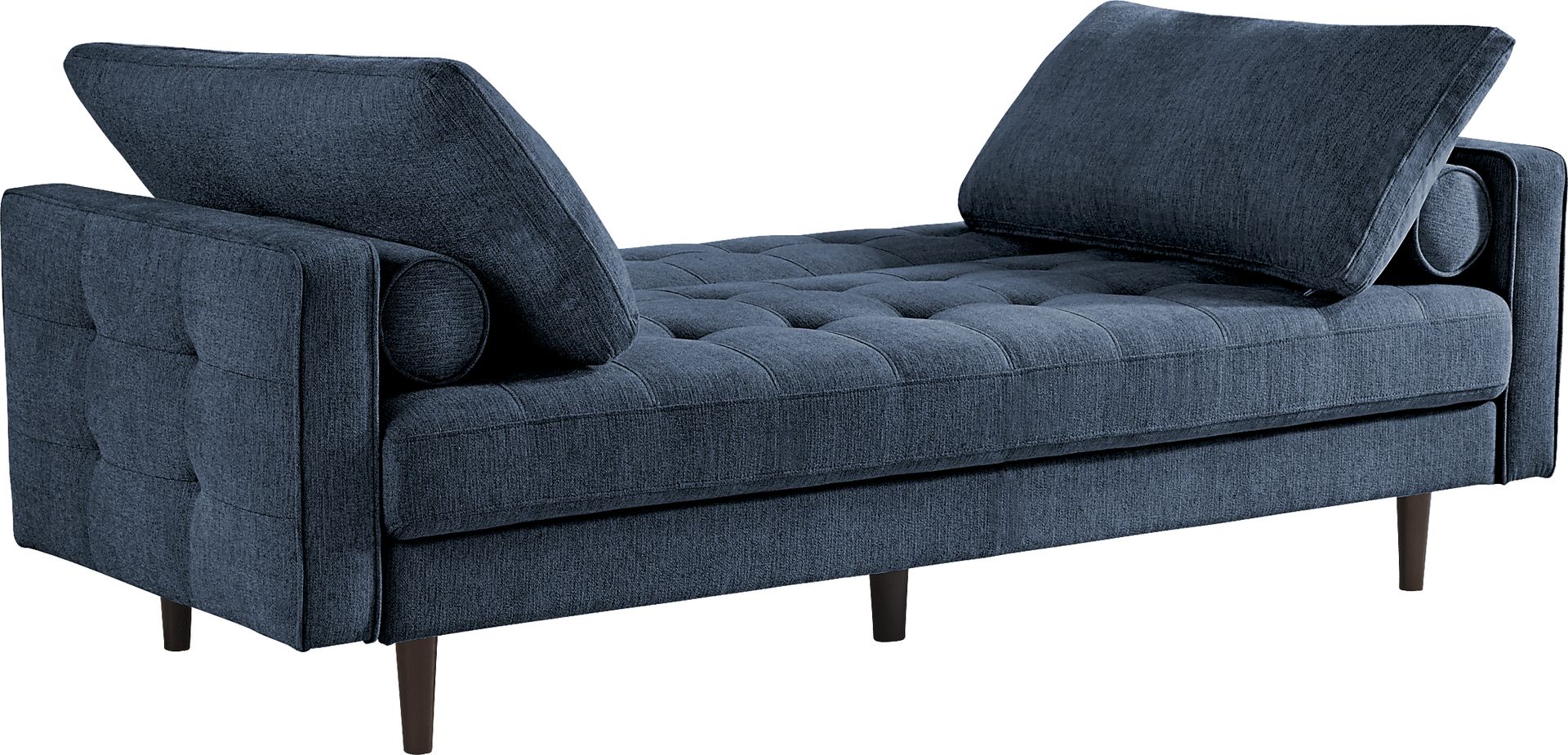 Athens Navy Convertible Sleeper Sofa - Image 9
