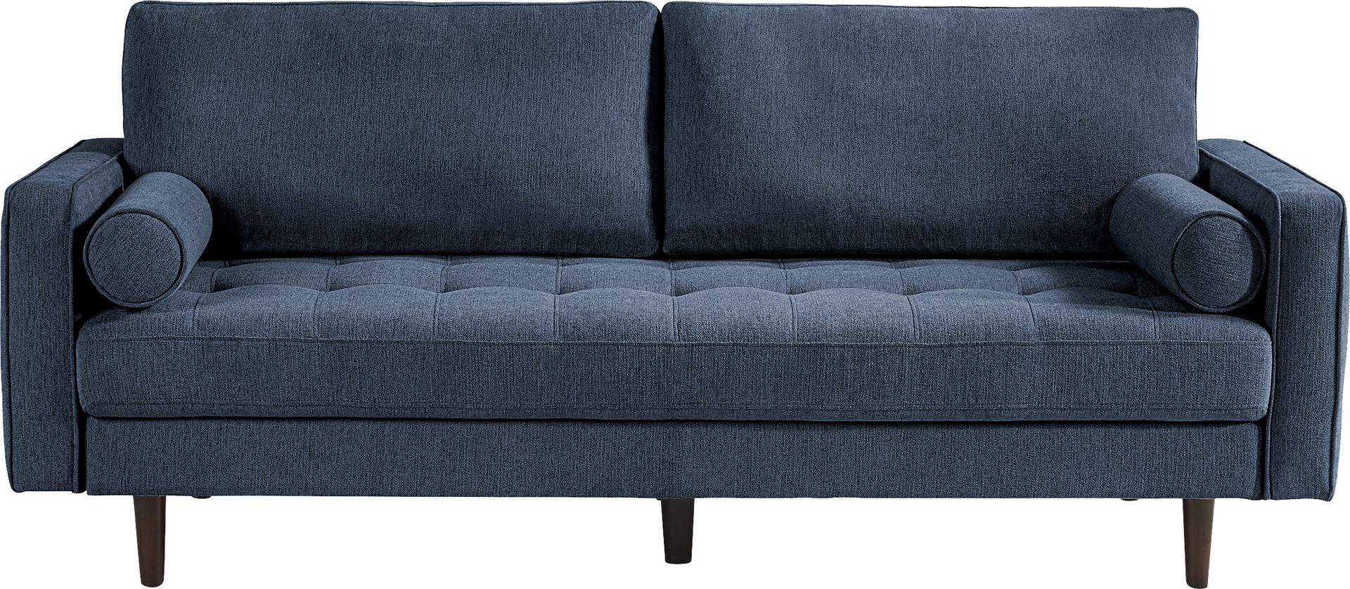 Athens Navy Convertible Sleeper Sofa - Image 1
