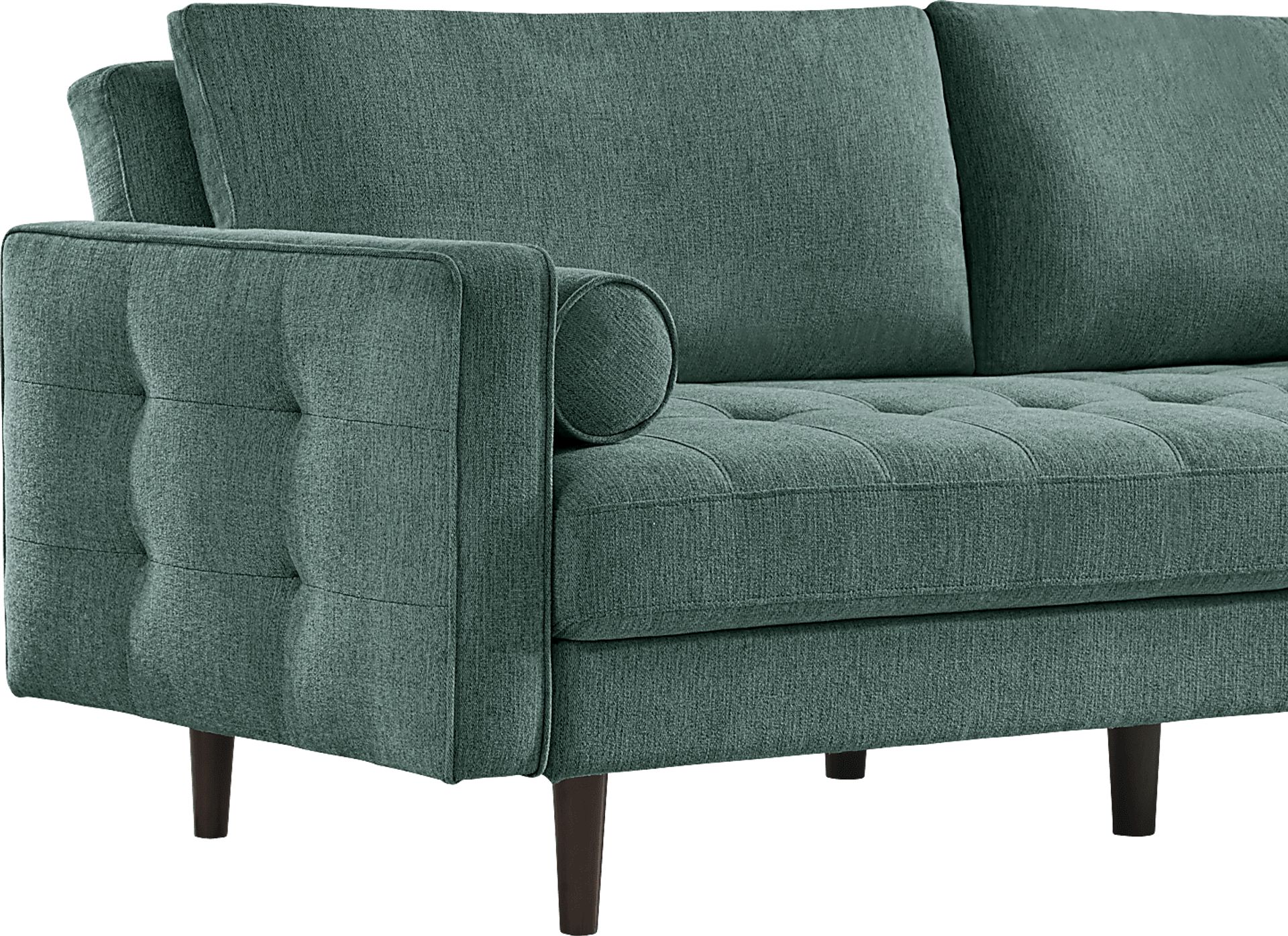 Athens Teal Convertible Sleeper Sofa - Image 12