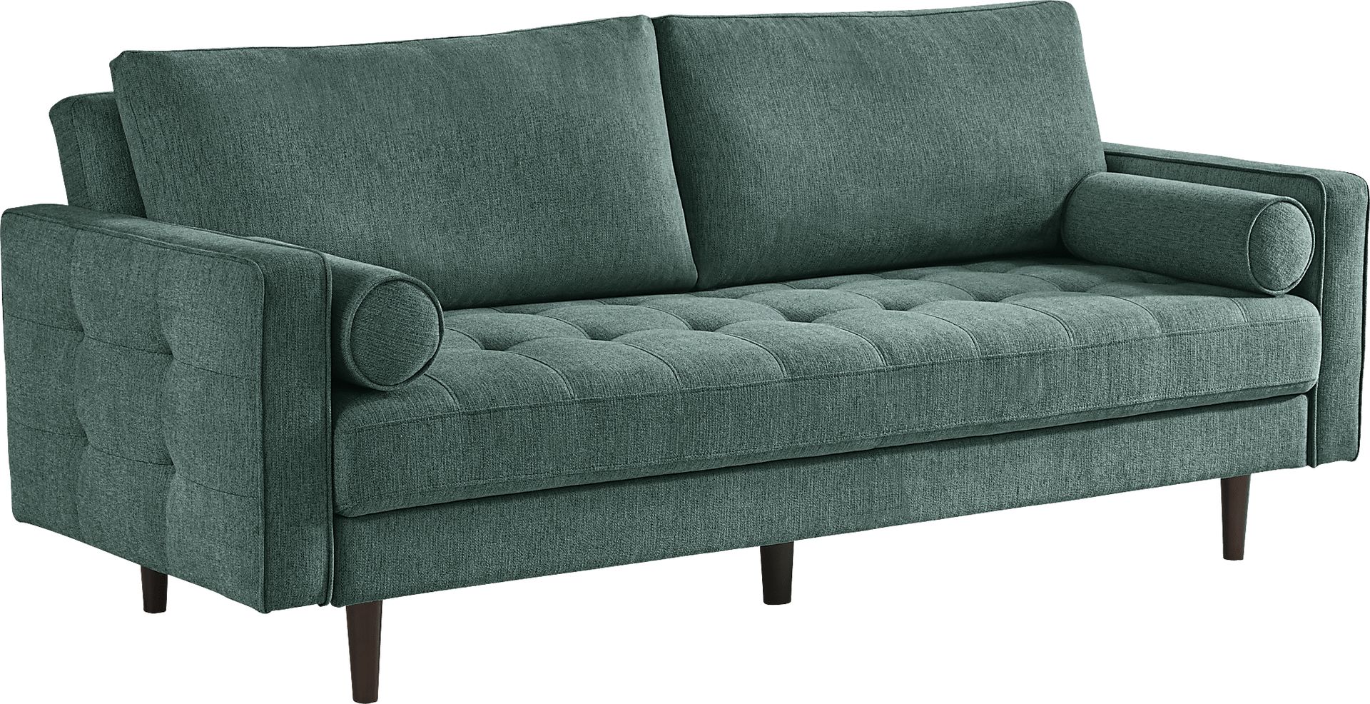 Athens Teal Convertible Sleeper Sofa - Image 2