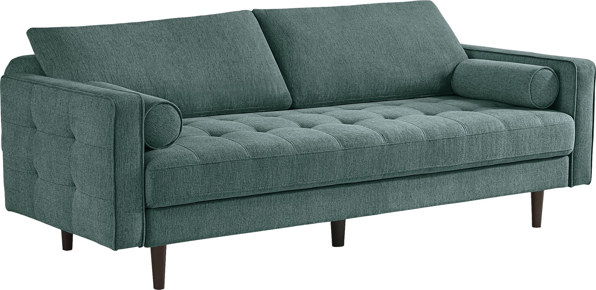Athens Teal Convertible Sleeper Sofa - Image 4